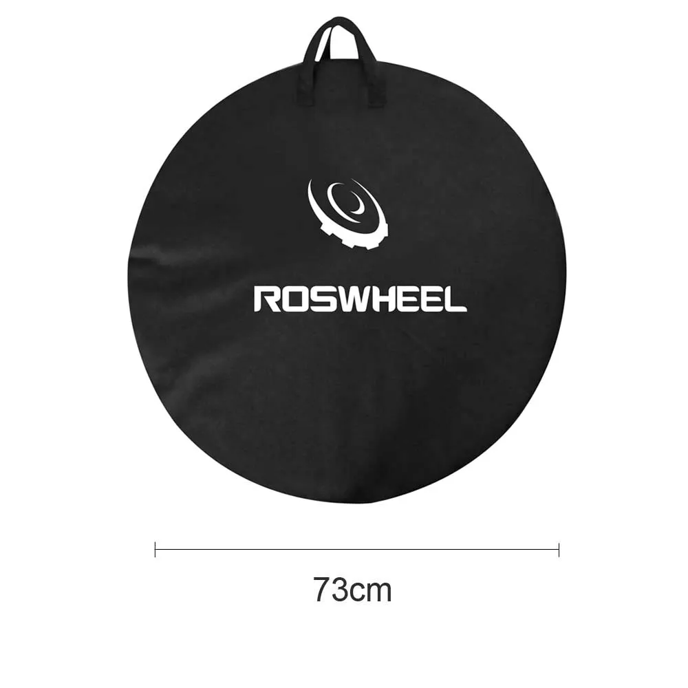 ROSWHEEL 2 шт. велосипед Дорожный Чехол сумка для транспортировки Велоспорт велосипед одно колесо сумка посылка для 69 см/27.2in колеса велосипеда