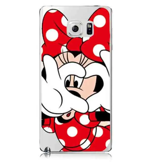 Веселый Микки Минни Emoji Мышь чехол с принцессой для samsung A3 A5 A7 A8 J1 J5 J7 Note 7 4 5 S3 S4 S5 S6 S7