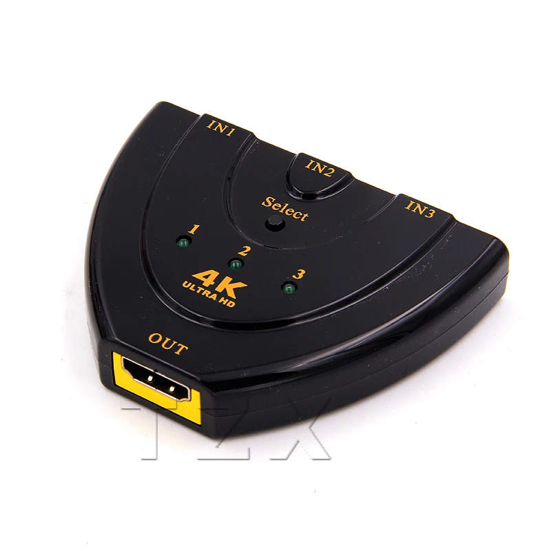 Горячая Распродажа 4K * 2K переключатель мини 3 порта HDMI сплиттер в 1 выход порт