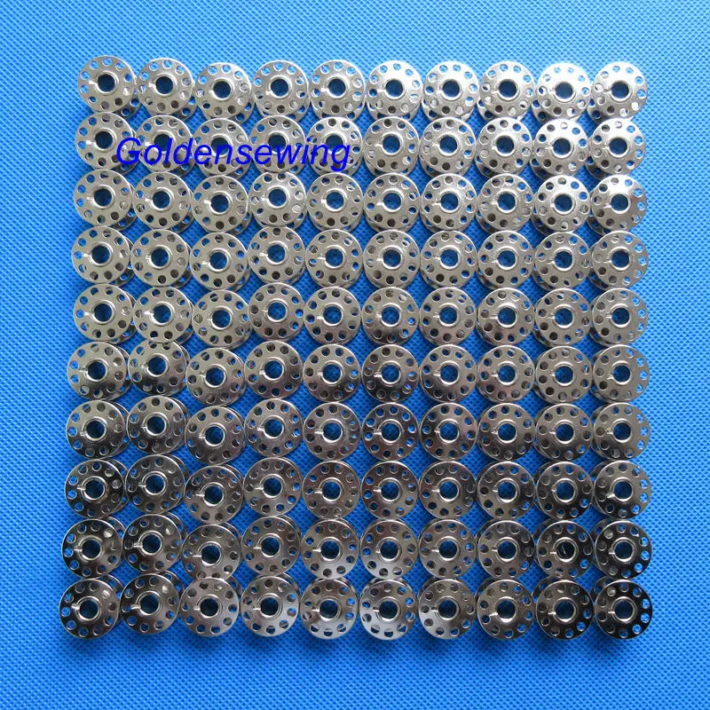

100 bobbins for Class 15 Metal Bobbins Kenmore Brother Necchi White