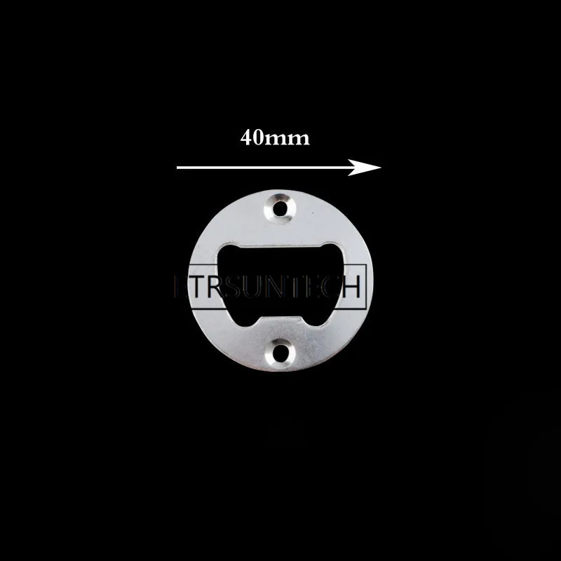 

1000pcs Stainless Steel Bottle Opener Part With Countersunk Holes Round Retro Bronze Metal Beer Bottle Opener Insert Parts