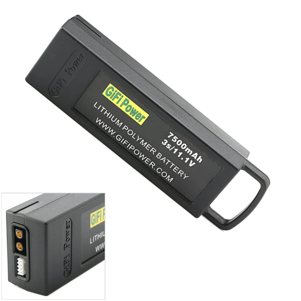 1 шт. 11 В 7500 мАч 3S летная lipo батарея для Yuneec Q500/4 K/Typhoon/RC Дрон|Аккумуляторы дронов| |