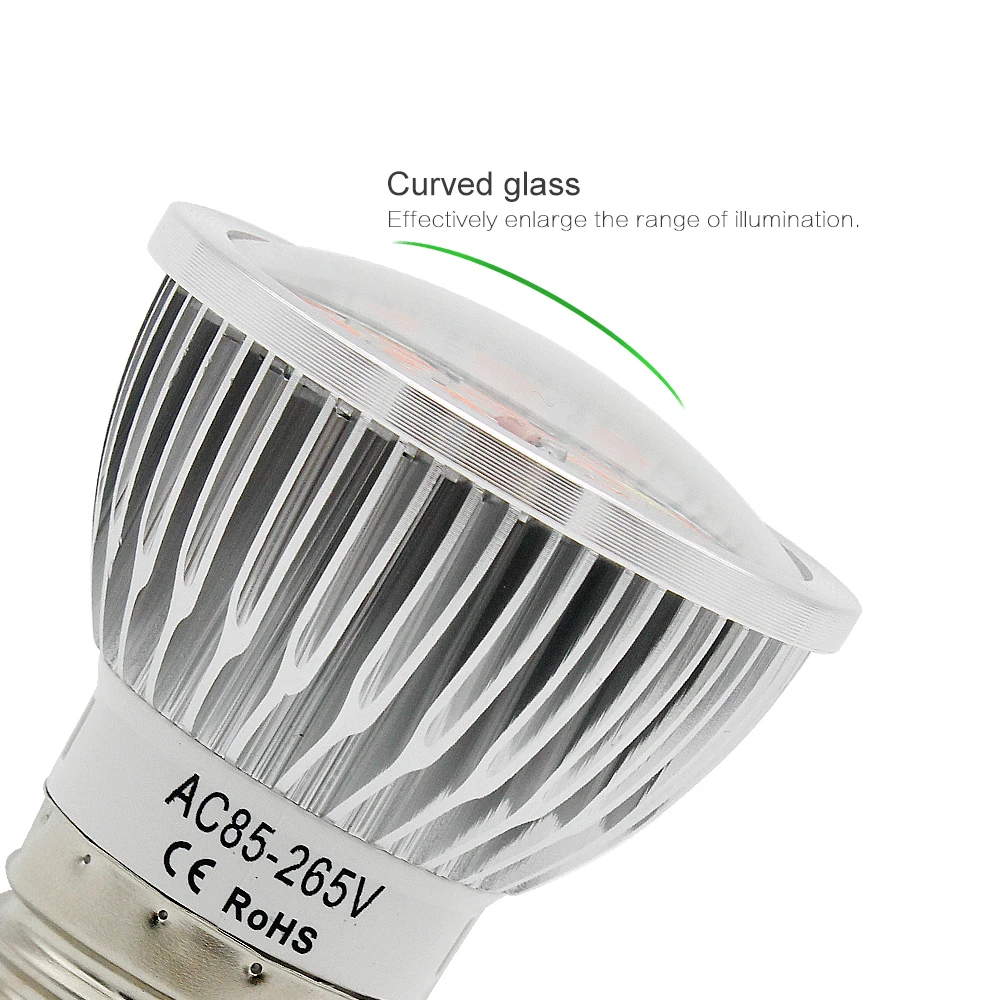 10 шт. Новинка 2017 года SMD 5730 светодиодный Grow Light AC85 265V полный спектр E27 для