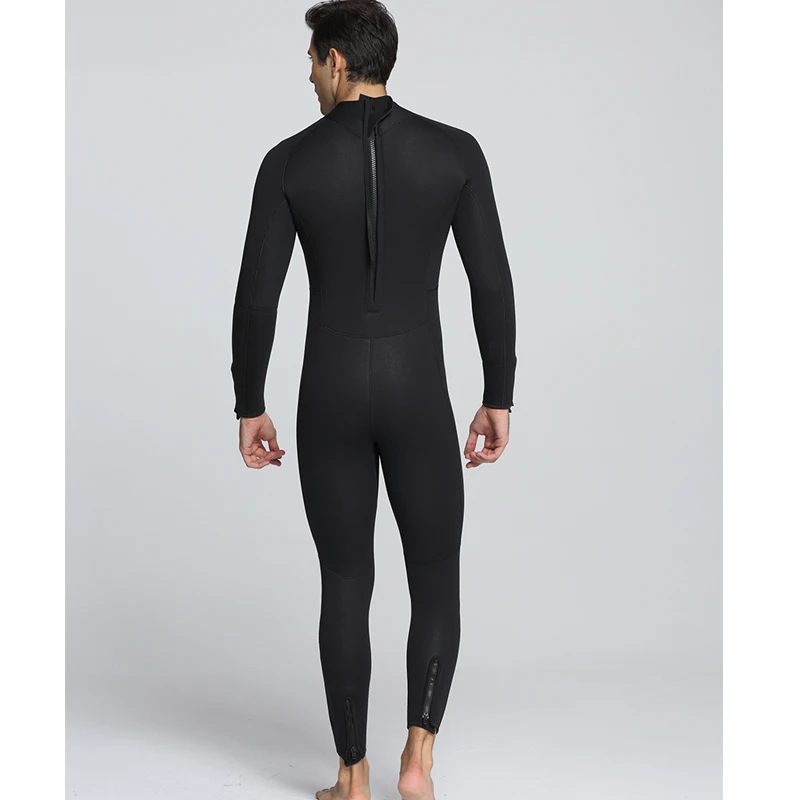 Men 5mm full-body diving suits with warm wetsuit conjoined surfing suit black swim wears size S-XXL | Спорт и развлечения