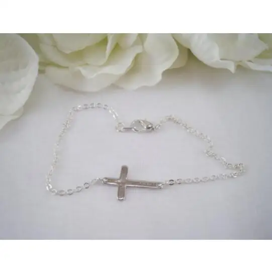 Новое поступление 2018 простые модные браслеты на ногу sl058 из сплава с перекрестной