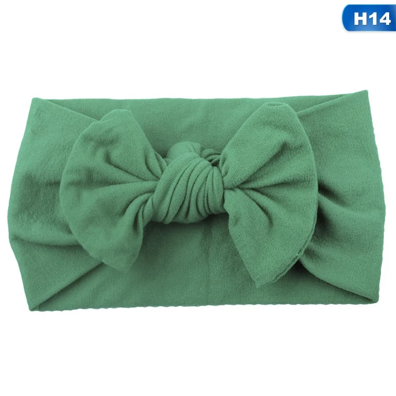 Новая Boho новорожденная Детская повязка на голову лента эластичный детский головной убор Детская Женская повязка для головы бант узел