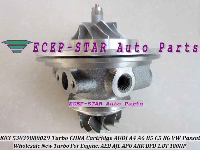 Картридж Turbo CHRA Core K03 53039880025 53039700025 058145703N для AUDI A4 A6 B5 C5 VW Passat 1 8 T AEB AJL APU ARK 1.8L |