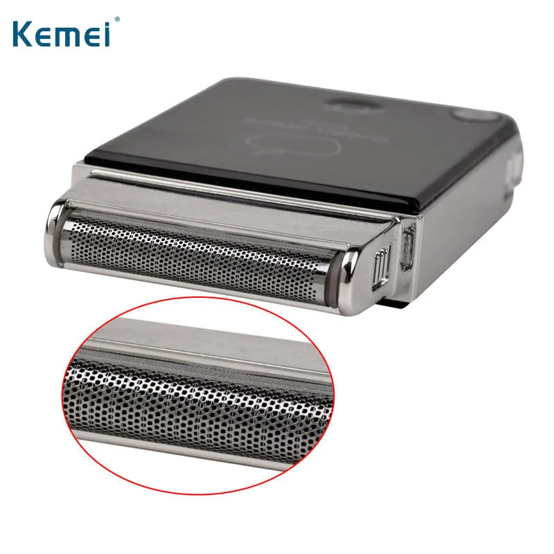 Kemei зарядка через USB Для мужчин бритвы Портативный Электрический триммер волос