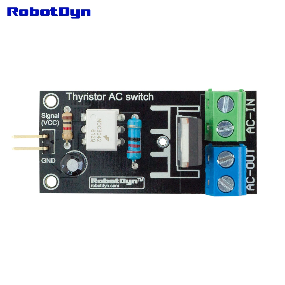 SSR - solid state relay AC Switch for microcontrollers , 3.3V~12V logic, AC 220V/5A (peak 10A)