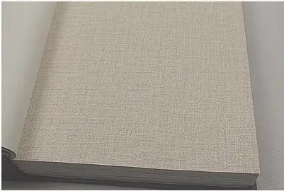 13510 Современные льняные Grasscloth обои дизайн бежевый коричневый ПВХ волокно Лен 3D текстурированные однотонные обои для стен гостиной - Цвет: 13510