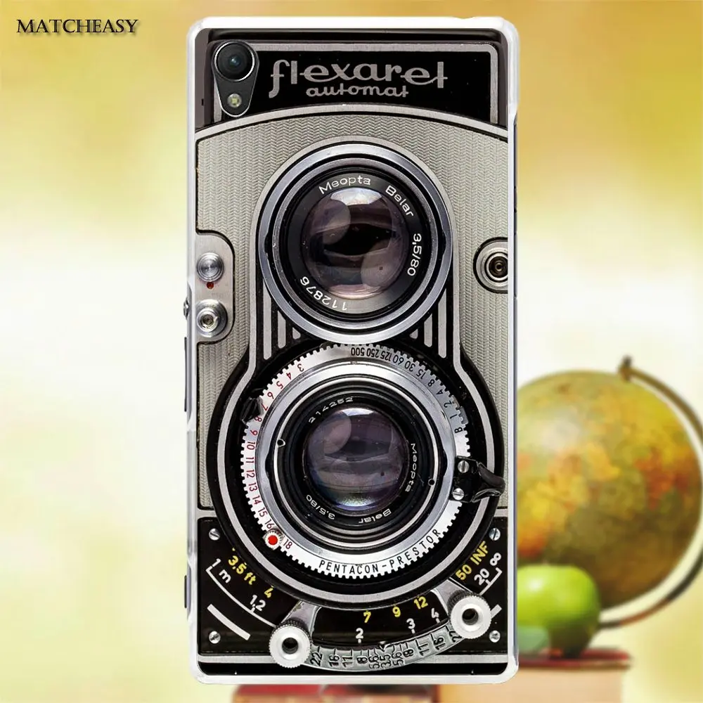 Oedmeb Rolleiflex винтажная Ретро камера для Sony Xperia Z Z1 Z2 Z3 Z4 Z5 compact Mini M2 M4 M5 T3 E3 XA мягкий