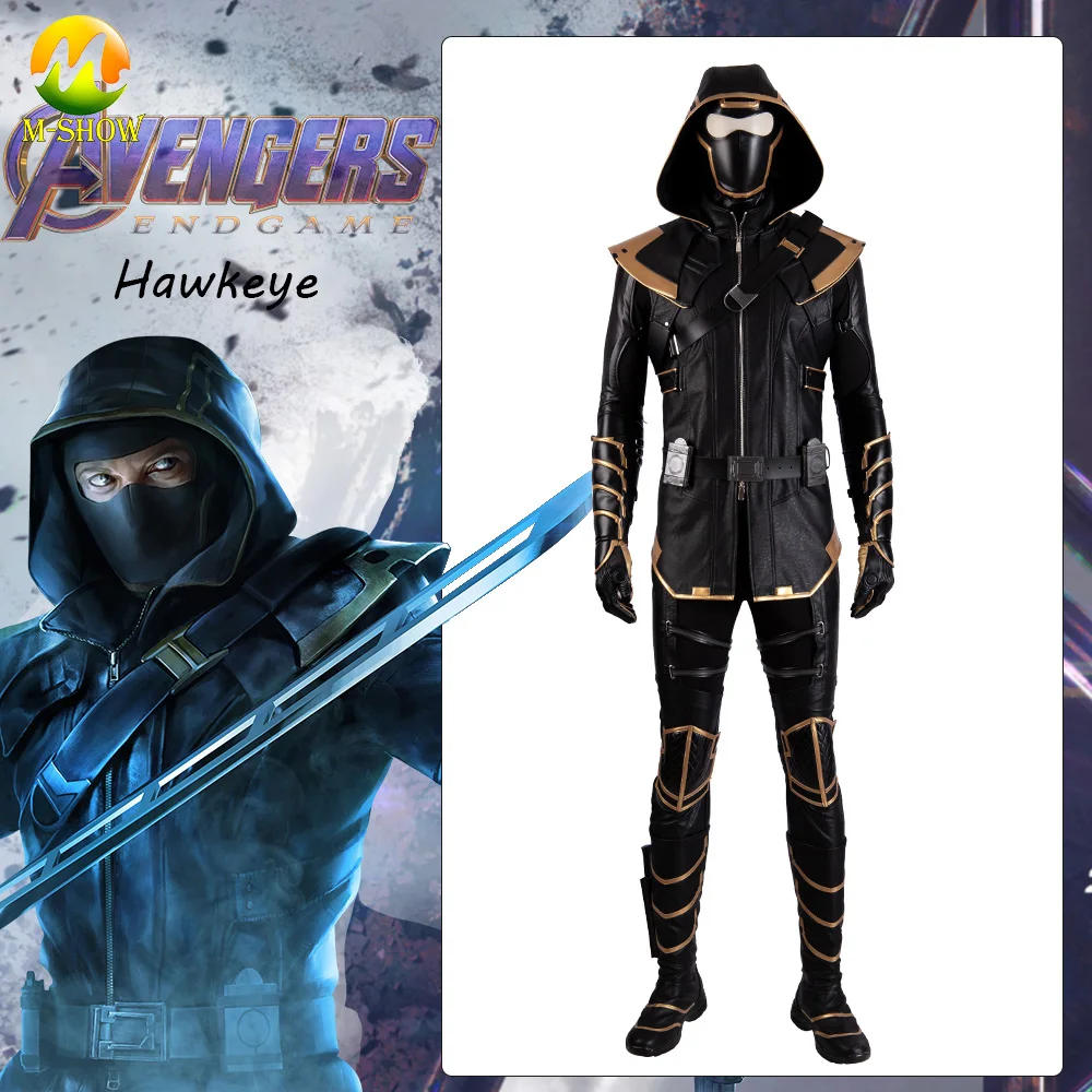 Мстители 4 Hawkeye косплей костюм Мстители эндигра клинтовый Бартон Толстовка Куртка Косплей Наряд полный комплект для Хэллоуина