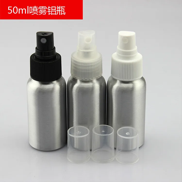 

50ml Aluminum Fog Bottle Cleaner Detergent Toilet Water Bottle Trial Sample Bottle 10pcs/lot