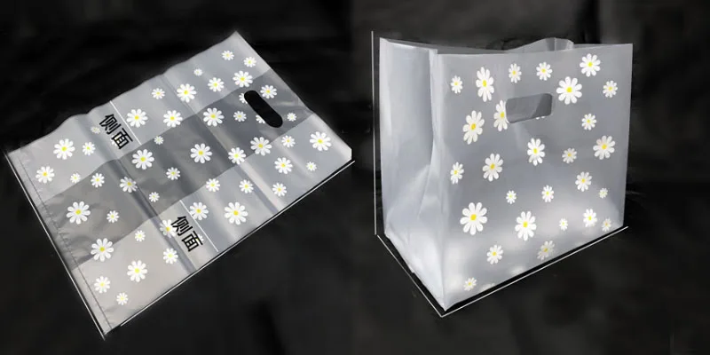 Пластиковая подарочная сумка Daisy 50 шт./лот прозрачная для хранения одежды с