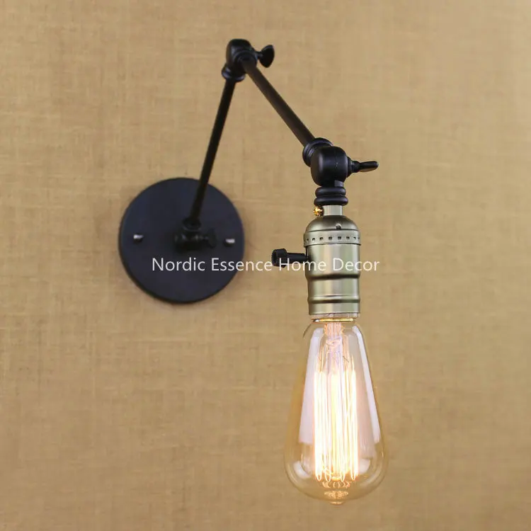 Лофт Промышленные стиль ретро античный кованого железа двойной Расширенный