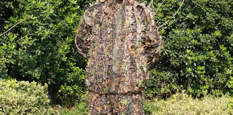 Охотничья одежда кленовый лист бионические маскировочные костюмы Yowie sniper birdwatch страйкбол камуфляжная одежда куртка и брюки