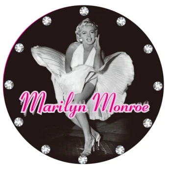 Мэрилин Монро кинозвезда кухонные магниты на холодильник настенные часы