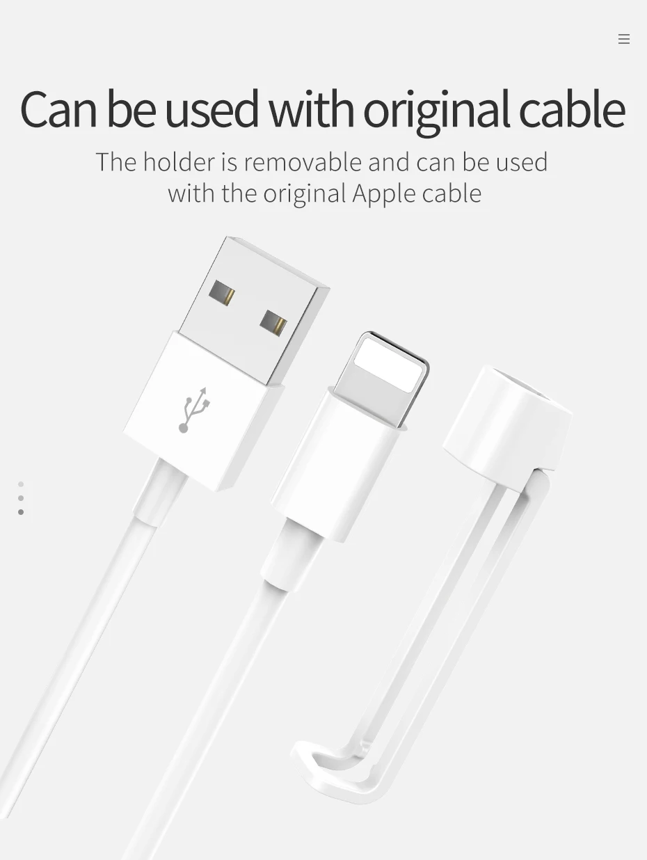 Беспроводное зарядное устройство HOCO кабель кронштейна для iphone8 X необычная зарядка 7plus SE 6 S с подставка-книжка Быстрый зарядный кабель штырьковыми разъемами линии