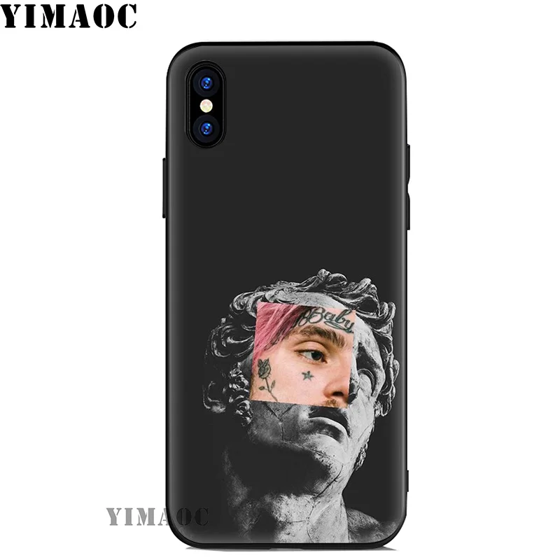 Мягкий силиконовый чехол YIMAOC Lil Peep для iPhone 11 Pro Xr Xs Max X или 10 8 7 6 6S Plus 5 5S SE |