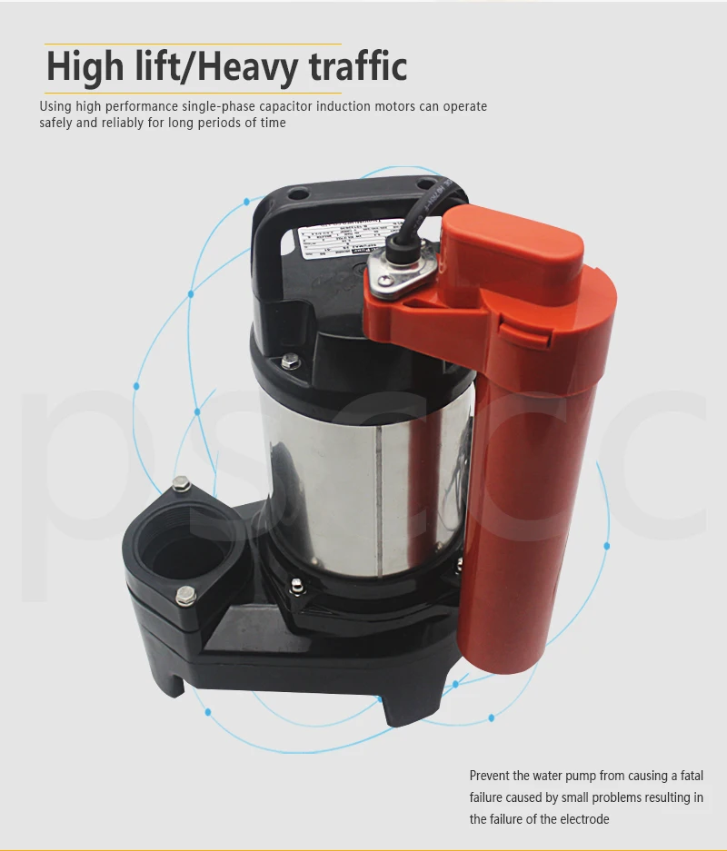 Tsurumipump 50PUA2. 15 S-51 52. 100 Вт 10200л/ч канализационный коллектор. Сточных вод. Кои пруд аквакультура пруд. Морской бассейн. водяной насос