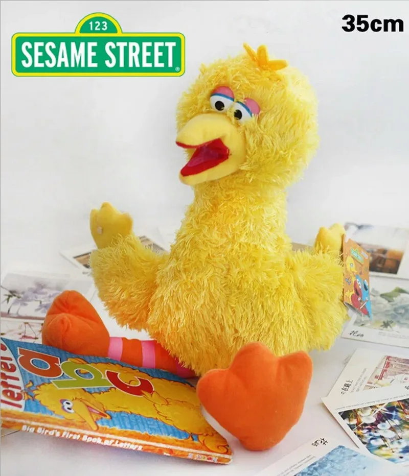 7 стилей 22 35 см мультфильм аниме Улица Сезам Elmo Оскар печенье Grover Zoe Ernie большая