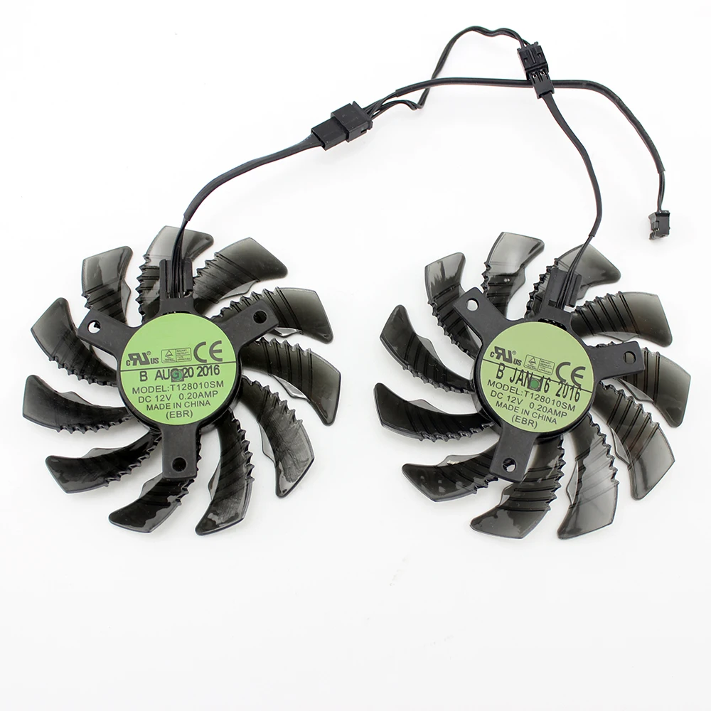 Вентилятор охлаждения для видеокарты Gigabyte GTX 960 Охлаждения PLD08010S12H 78 мм T128010SM GTX960 12
