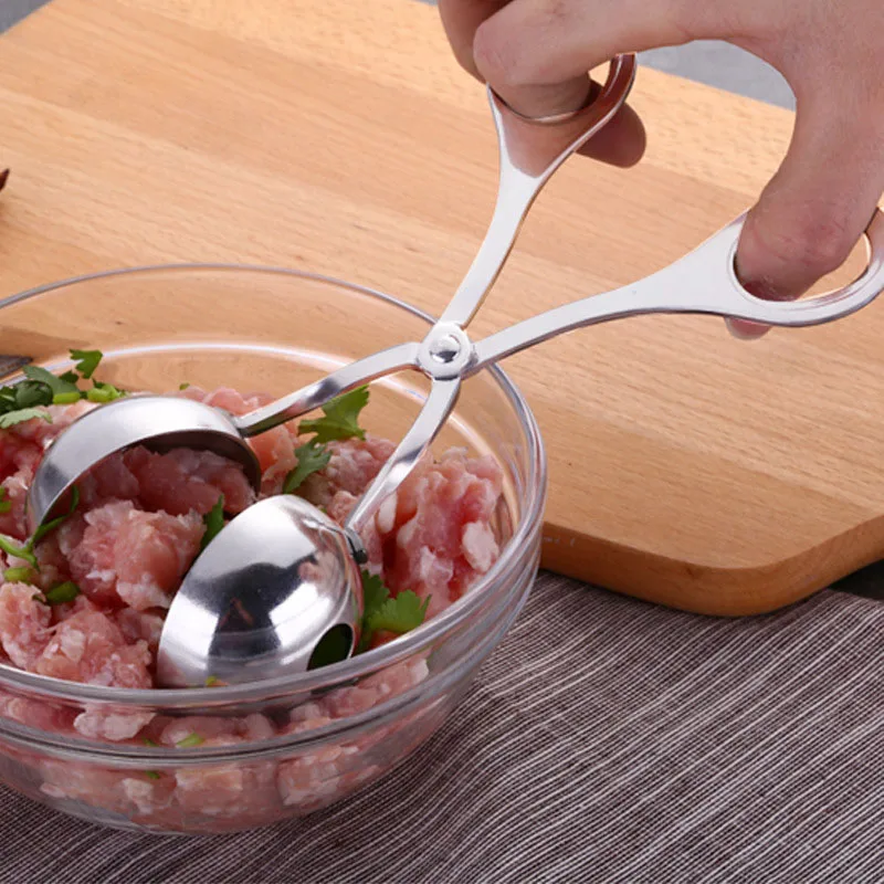 Удобная машина для приготовления фрикаделек зажим из нержавеющей стали сделай