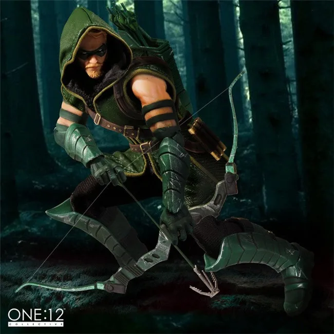 Mezco DC Comics Green Arrow One:12 BJD коллективный Рисунок Игрушки|Игровые фигурки и