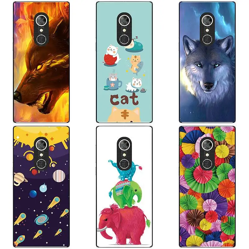 Мягкий силиконовый чехол для телефона Alcatel 5 5086A 5086Y 5086D корпус с рисунком дизайн