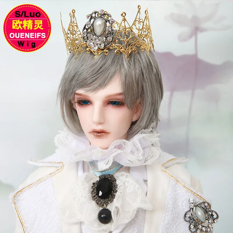 Парик для куклы bjd,, парик 1/3, высокотемпературный кудрявый парик для шарнирной куклы, Прекрасный парик в красивой атмосферной черепице sd кукла