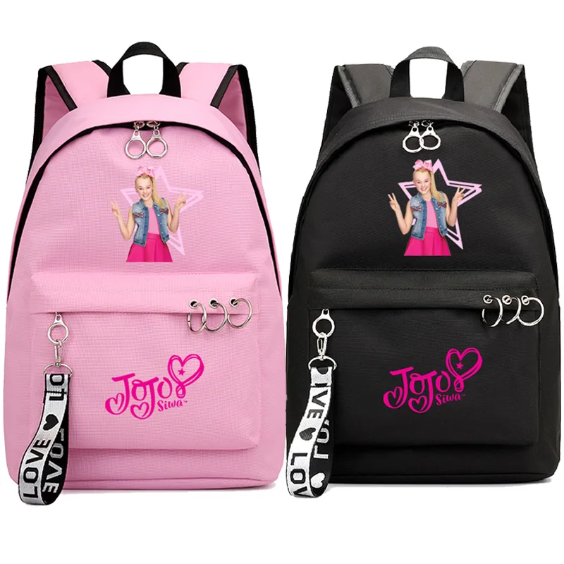 Модный повседневный рюкзак Jojo Siwa для мужчин и женщин красивый дорожный ранец