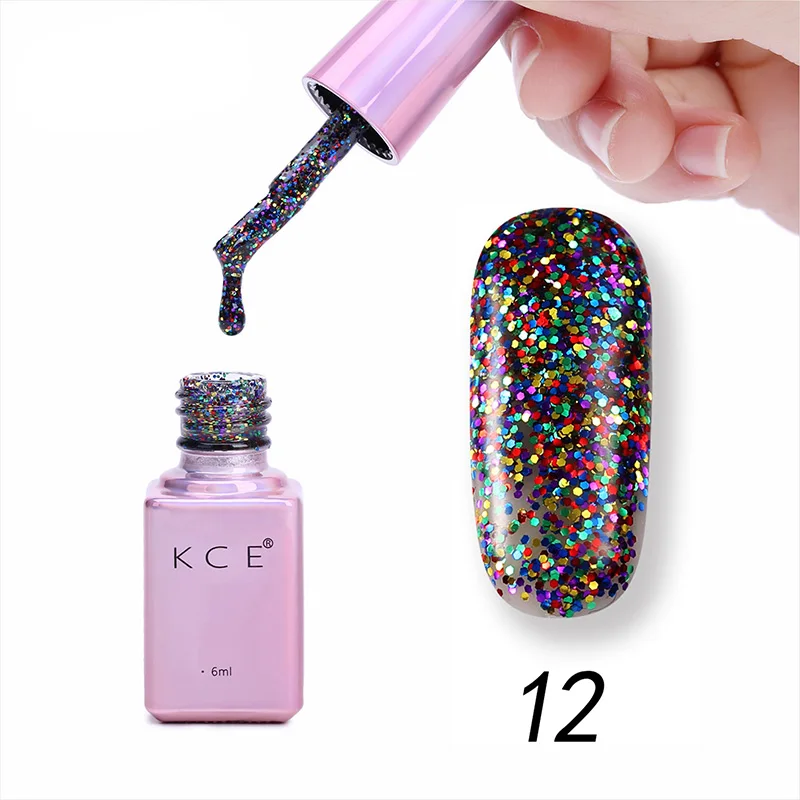 

Nails Accesorios Sale Holographic Glitter Sequins Nail Gel Polish for Nail Art Decoration Nail Equipment faux ongles