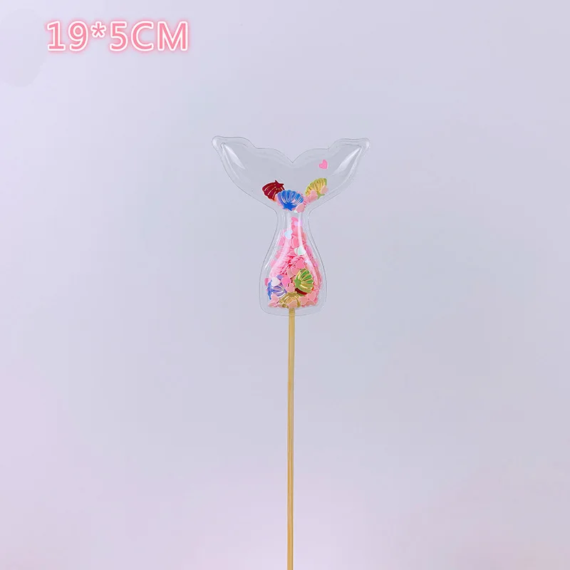 Bling Fairy ПВХ Топпер для торта Единорог Любовь Корона облако Блестящий Фламинго кекс Топпер для свадьбы День рождения украшения торта