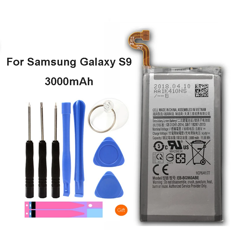 Оригинальная фотобатарея для Samsung Galaxy S9 G9600 фотосессия G960F G960 3000 мАч аккумулятор