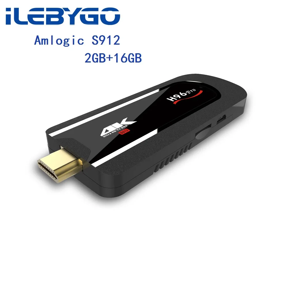 Мини-ТВ-приставка H96 Pro 4k Восьмиядерный процессор Amlogic S912 DDR3 2 Гб ПЗУ 16 ГБ Android 7 1
