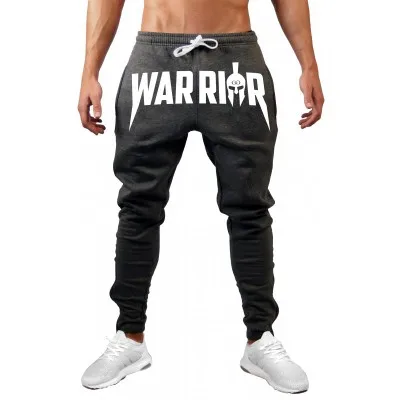 gray WAR Фирменные спортивные мужские джоггеры, повседневные мужские спортивные штаны, джоггеры, Pantalon Homme, брюки, спортивная одежда, штаны для бодибилдинга - Цвет: gray WAR