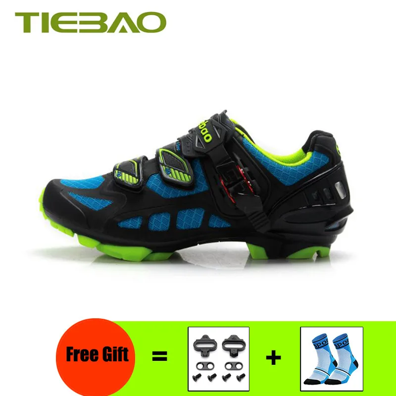 Cleats for 1502 B Tiebao велосипедная обувь мужские и женские дышащие самоблокирующиеся синие sapatilha ciclismo mtb SPD педали кроссовки обувь для горного велосипеда - Цвет: Cleats for 1502 B