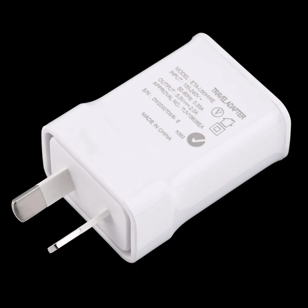 Универсальный разъем AU 5 В в 2.0A один USB Домашний офис стены Низкая Цена Plug адаптер