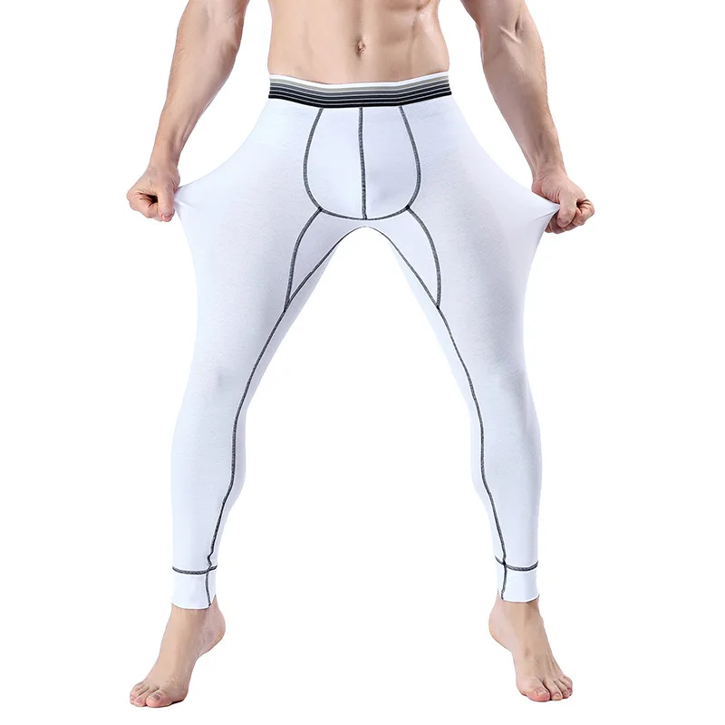 Men's Sexy Underwear Trousers Long Johns Thermal Pants Men Autumn Winter Trousers Thermo Sleepwear Sleep Bottoms