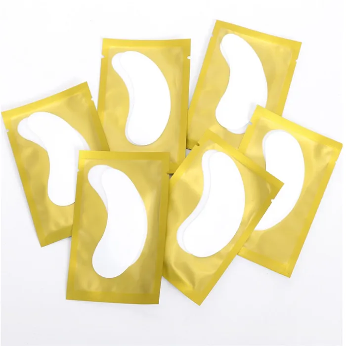 100 пар/упак. накладки под глазами для ресниц бумажные на кончики глаз наклейки без