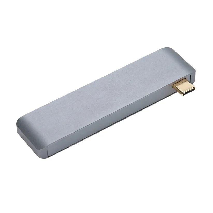 Ouhaobin Кардридеры алюминиевый тип c USB 3 0 в 1 комбо хаб для ноутбука MacBook HP Dell Surface Pro