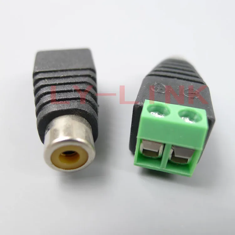 2 шт. RCA штекер с винтовым разъемом|female plug|plug femaleplug rca female |