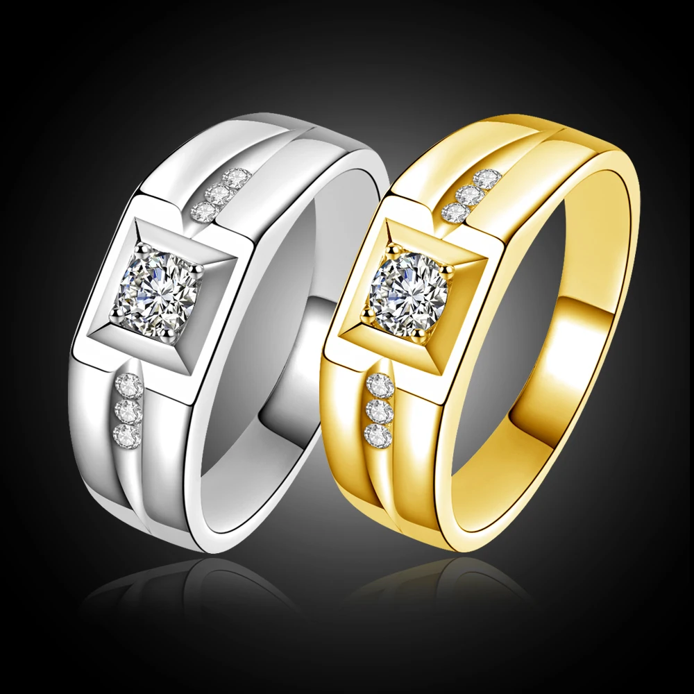 ECODAY Золотое кольцо мужские ювелирные изделия винтажные кольца мужское 8 9 10 |