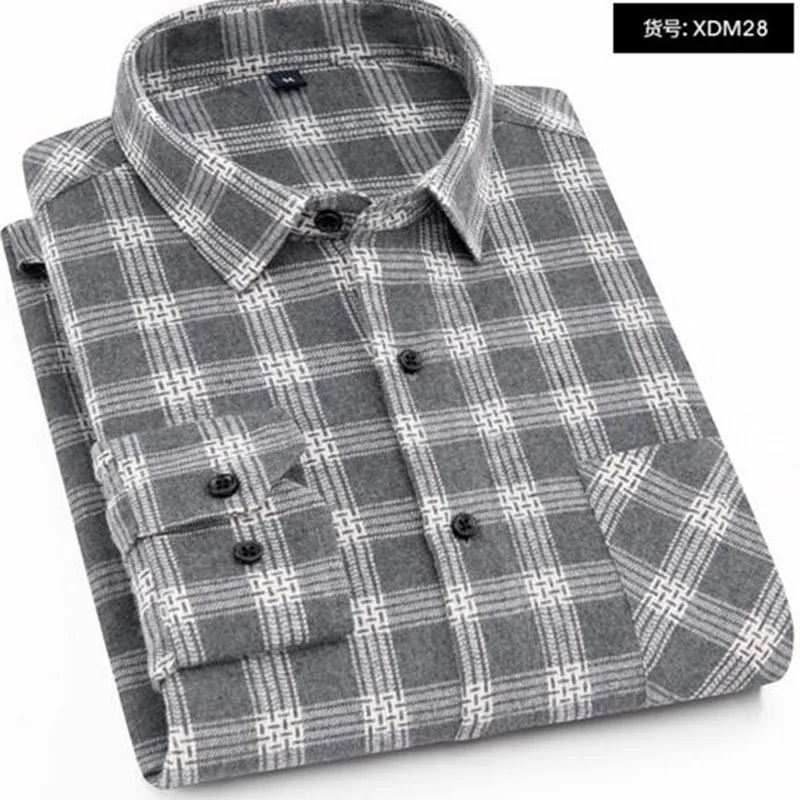 Мужские Фланелевые однобортные рубашки с длинным рукавом Camisa, клетчатые рубашки с добавлением шерсти, теплые зимние осенние рубашки Camisa