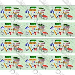 printed ribbon 3 Пользовательские обратно в школу grosgrain печатные ленточная печать эластичная лента DIY heabands Свадебные украшения Швейные ленты 50 ярдов - Цвет: printed ribbon 3