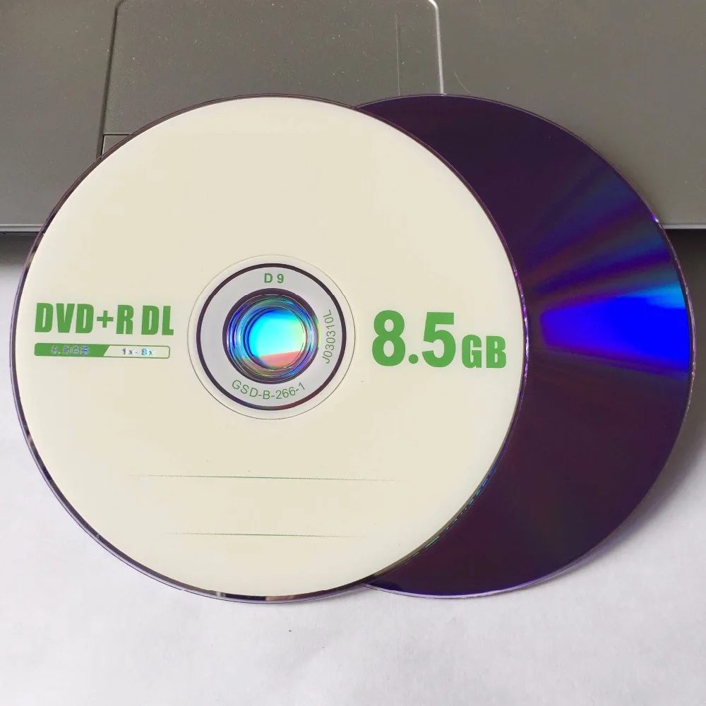 10 дисков чистые фруктовые печатные DVD + R DL диски класса A X8 8 5 ГБ | Электроника