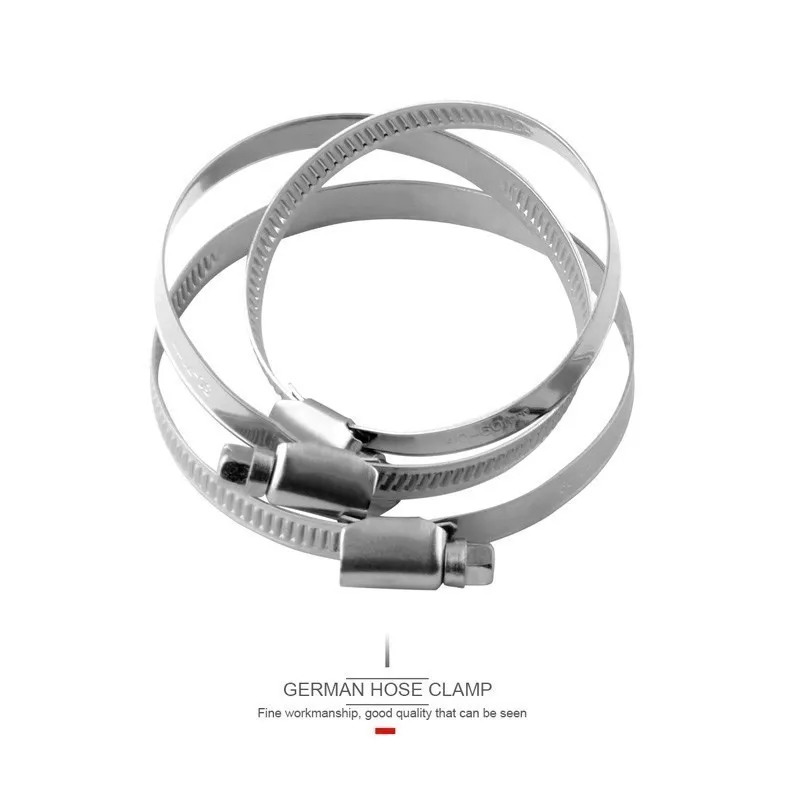 Нержавеющая сталь 201 приводной хомут для шланга тройной зажим регулируемый