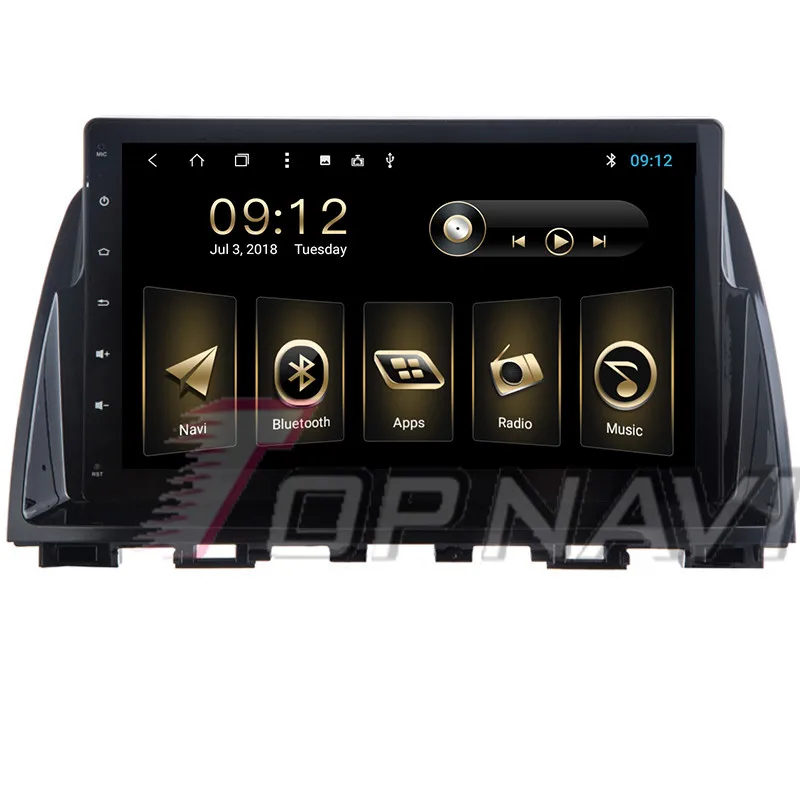 Автомобильный GPS-навигатор для Mazda 6 ATENZA 2014 2015 2016 Android 8 1 10 ''Topnavi Inand 32g