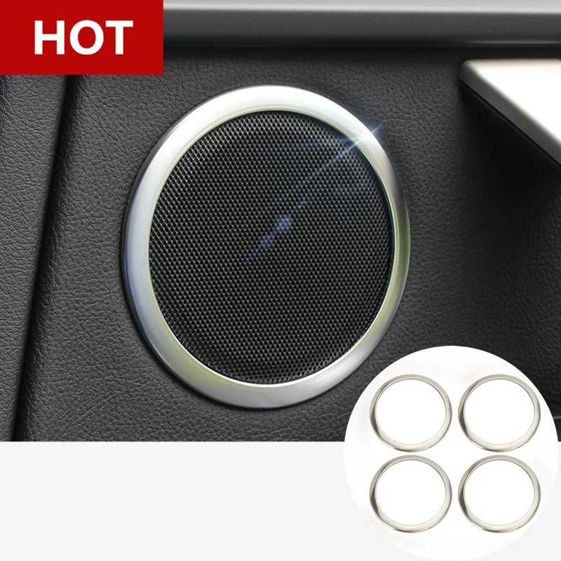 Межкомнатных дверей автомобиля Динамик Накладка для BMW X3 F25 2011 2017 4 шт. автомобиль