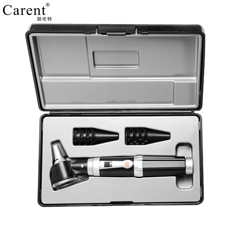 

Carent Professional Otoscopio Diagnostic Kit Medical Ear Care LED Portable Otoscope